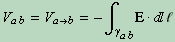 notation for path dependent voltage