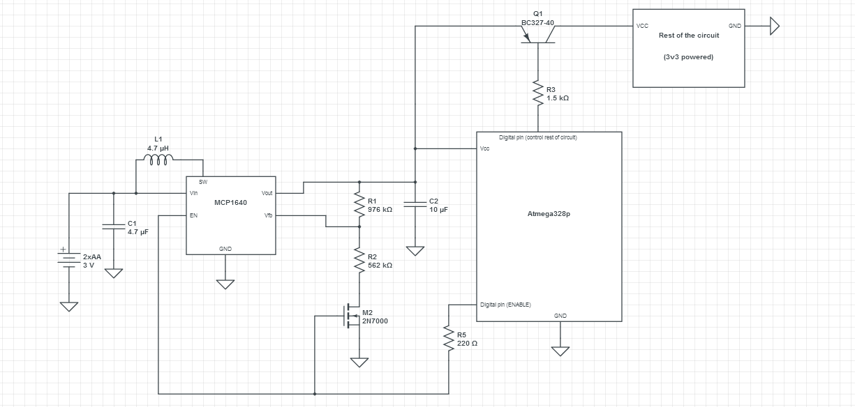 MCP1640 circuit