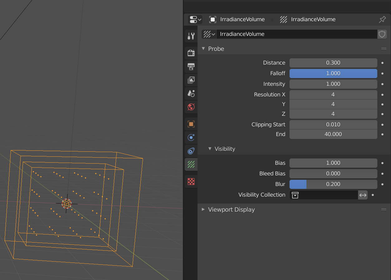 light probe settings