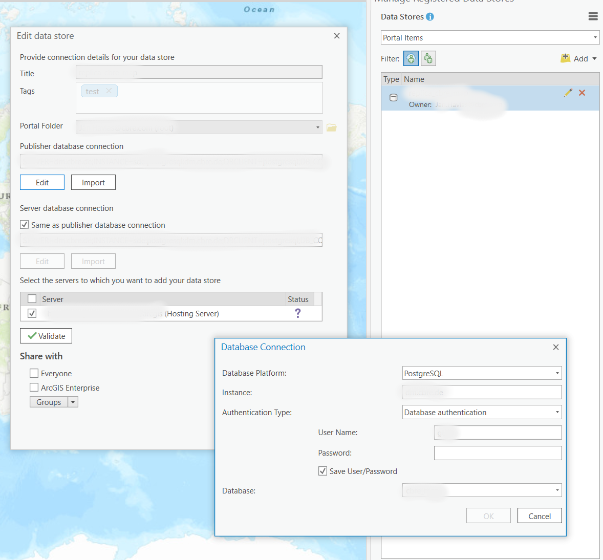 ArcGIS Pro - Manage Registered Data Stores