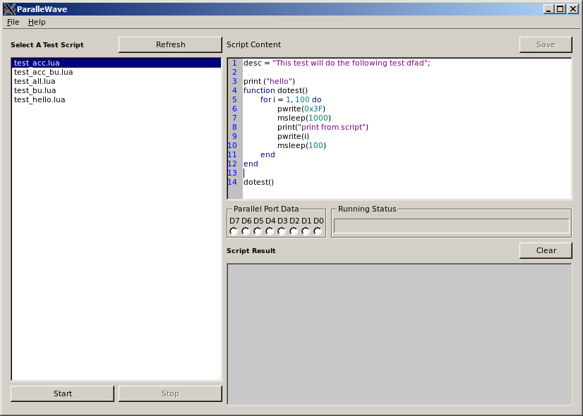 Program GUI