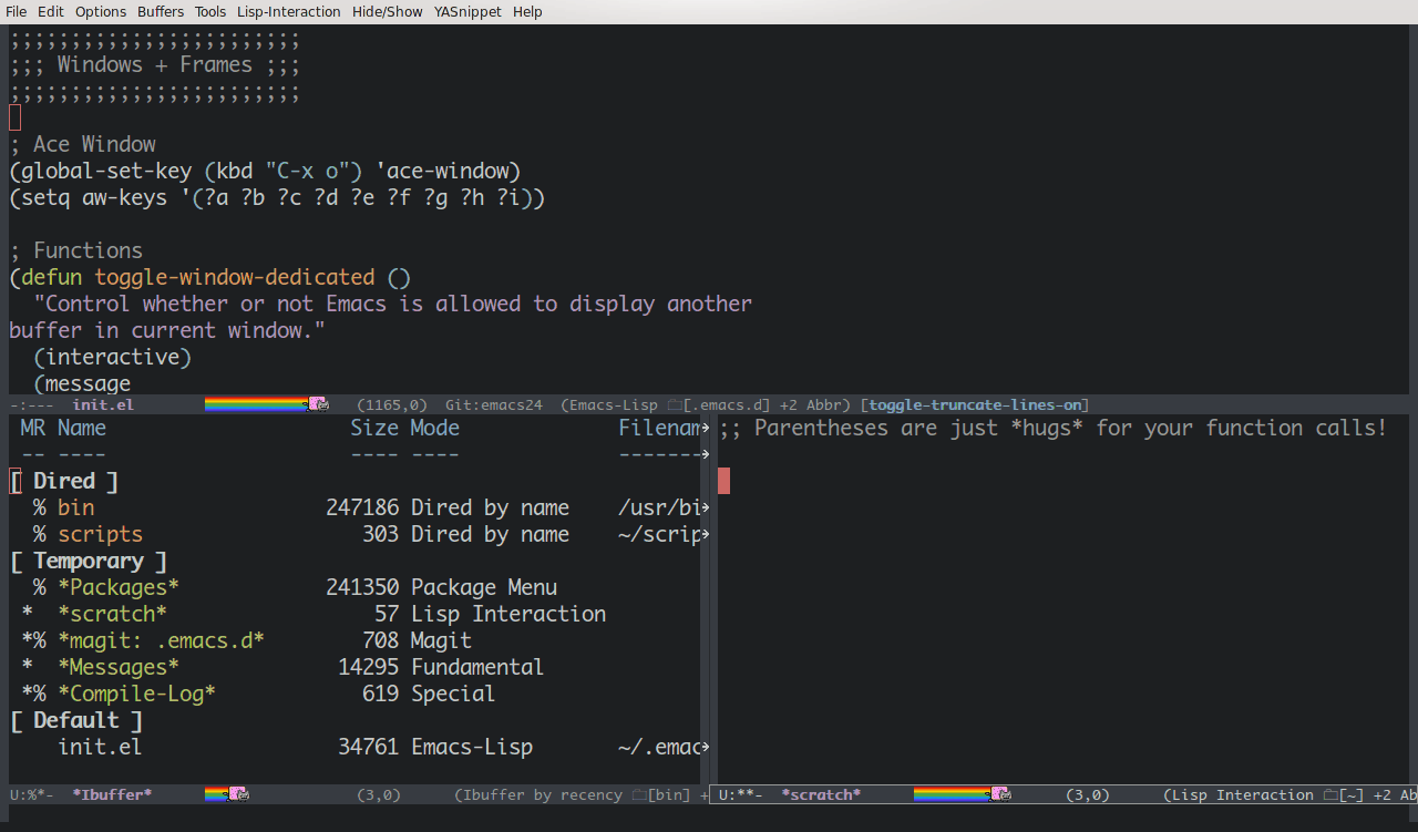 Demonstration of ace-window