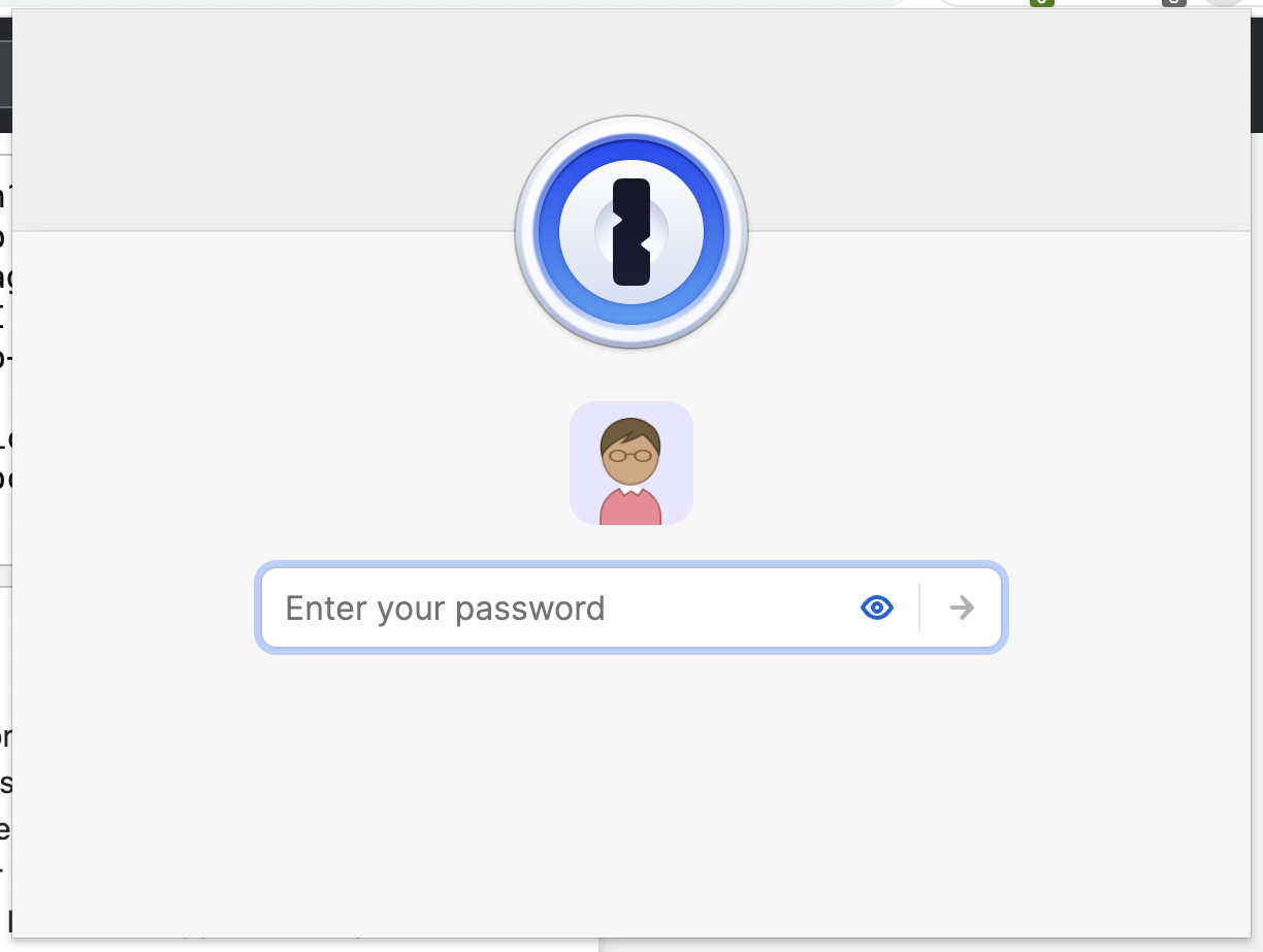 Password Prompt in Browser Extension