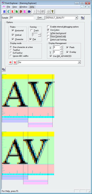 Kerning Explorer