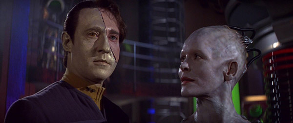 Data and the Borg Queen