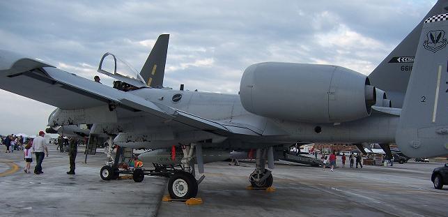 Small aileron deflections project lower than the wing tip devices