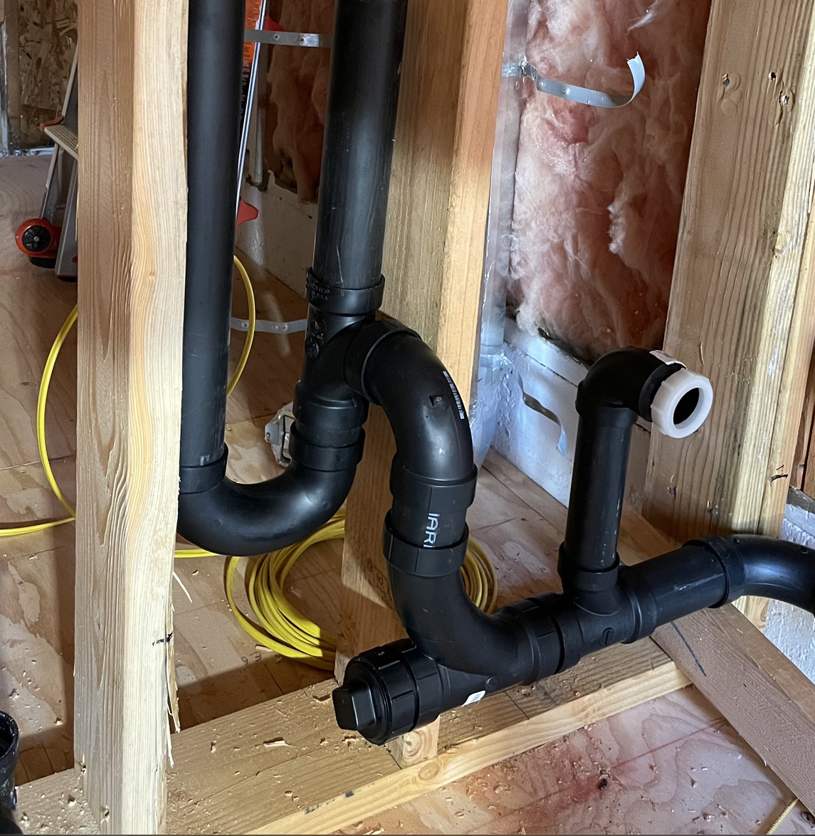 mockup of plumbing