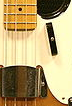 Detail of electric bass