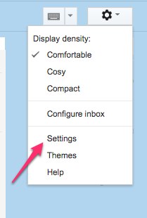 gmail settings