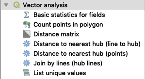 Absence of weighted count point function in QGIS3