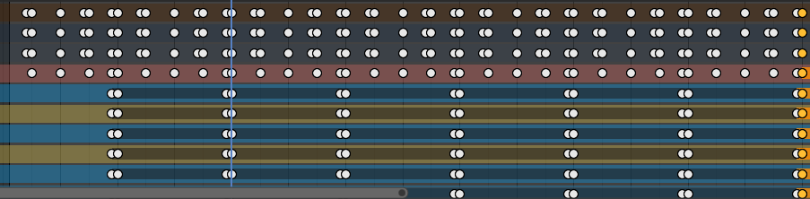 The Keyframes are right next to each other but you can barely see the pause.