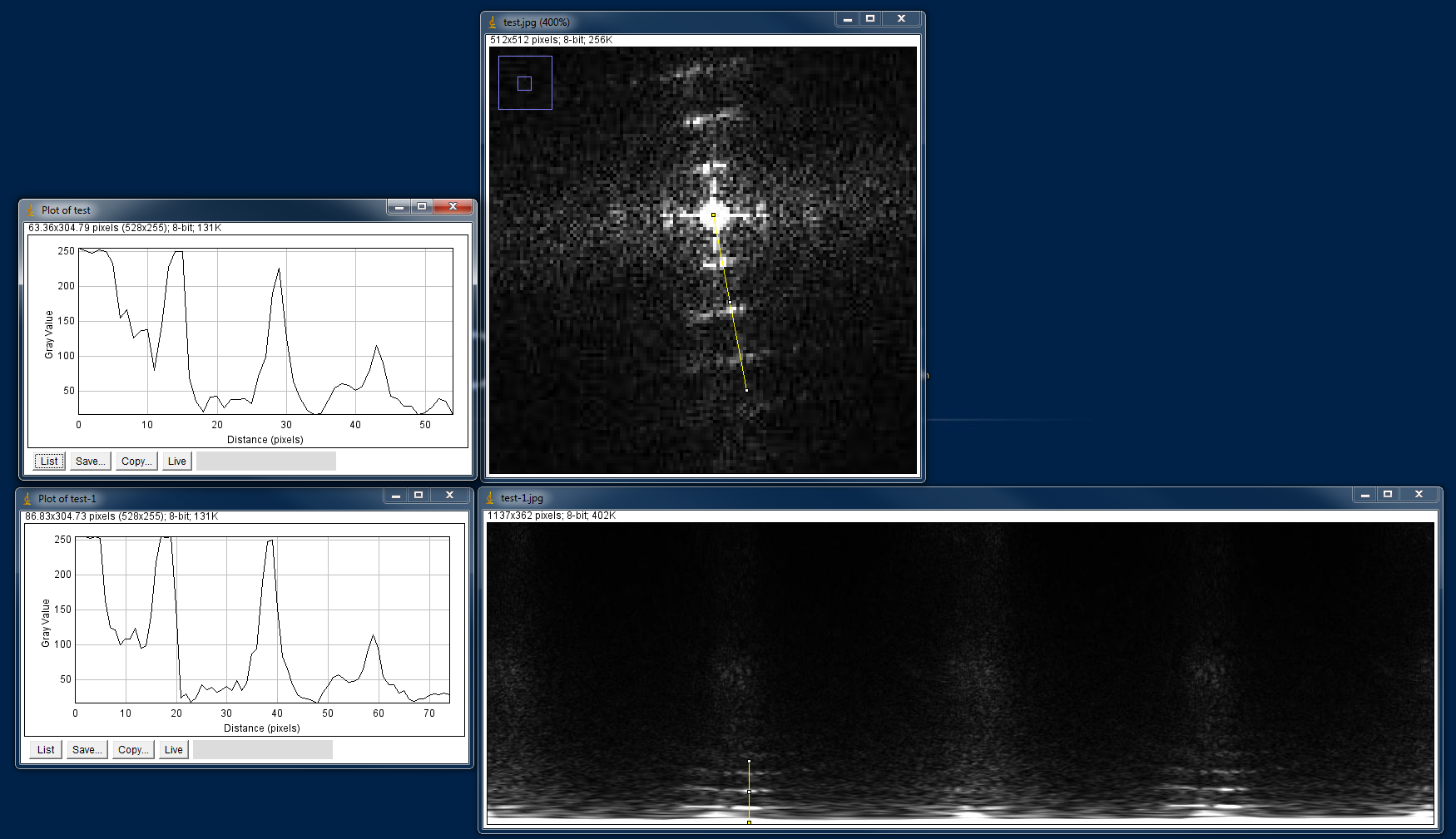 Cartesian and polar images