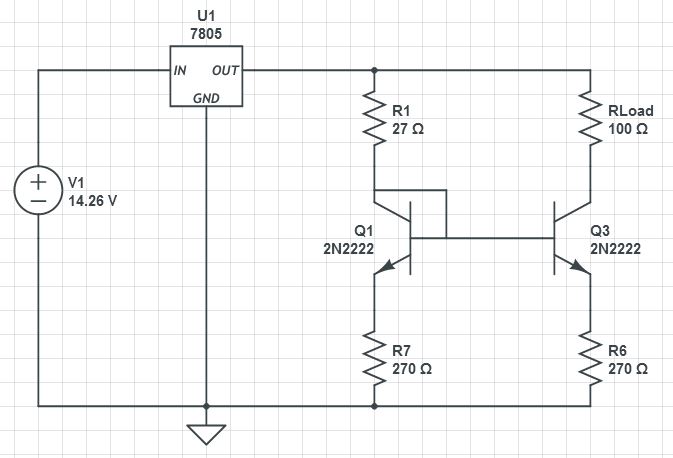 Current source design with emitter resistor