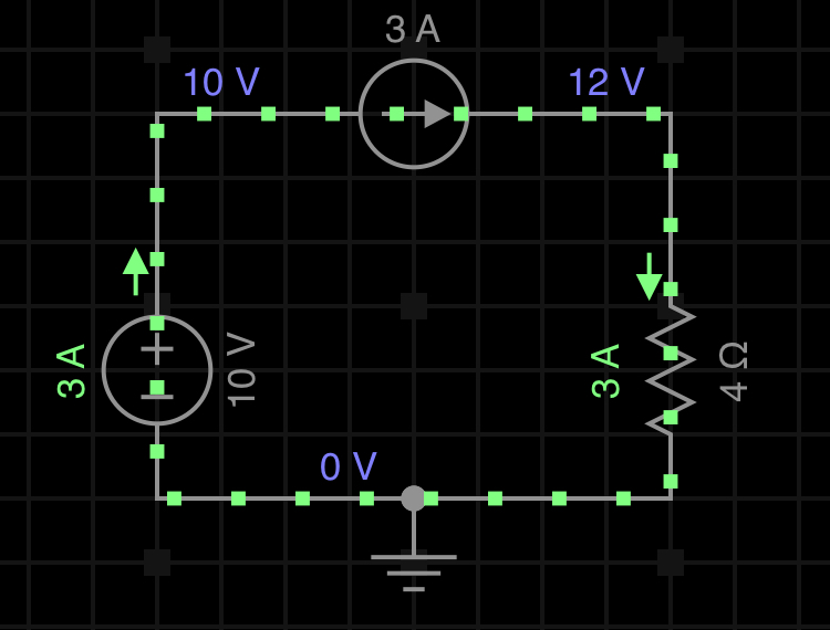 Simulation from EveryCircuit