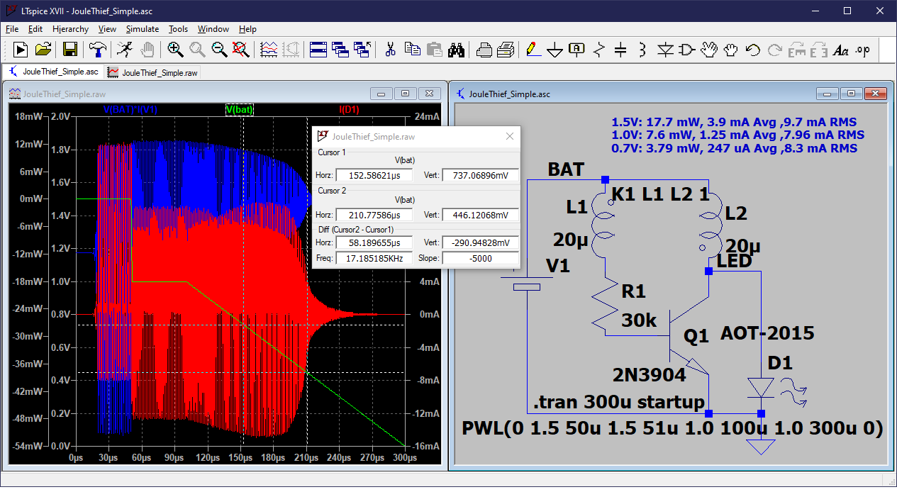 Simple Joule Thief