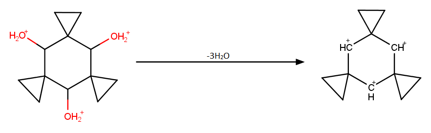 formation of carbocation