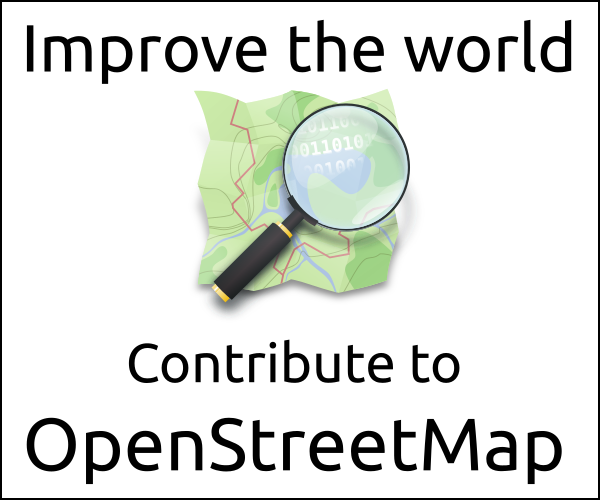 Improve the world: Contribute to OpenStreetMap