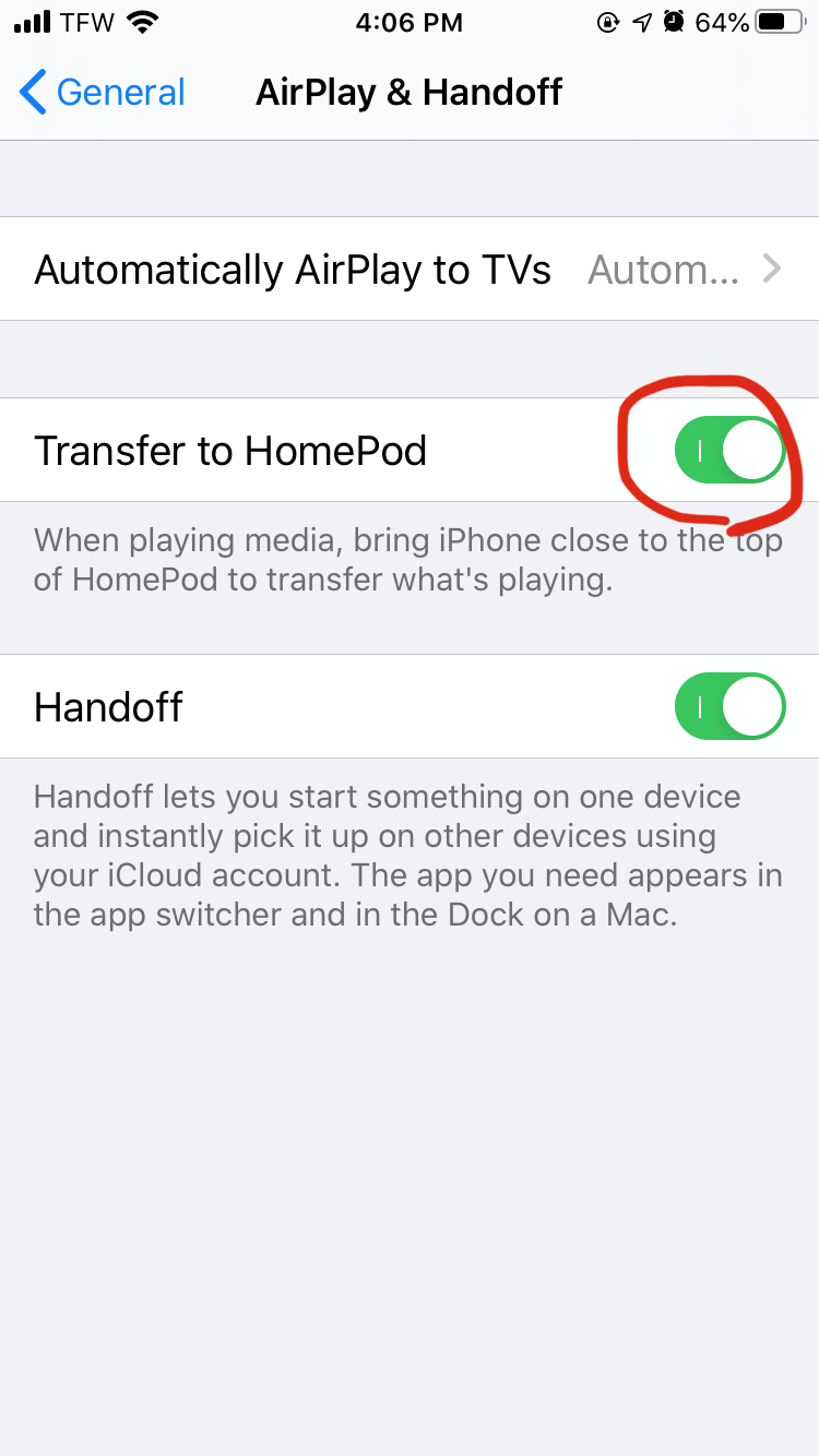 How to turn off music transfer between your HomePod and your iPhone