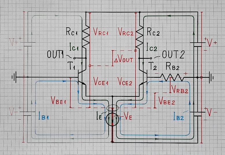 Differential pair with RB2