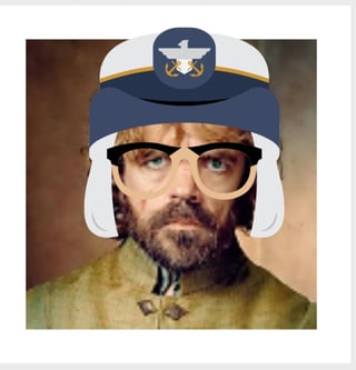 Profile picture containing Peter Dinklage as Tyrion Lannister with It's Amazing hat