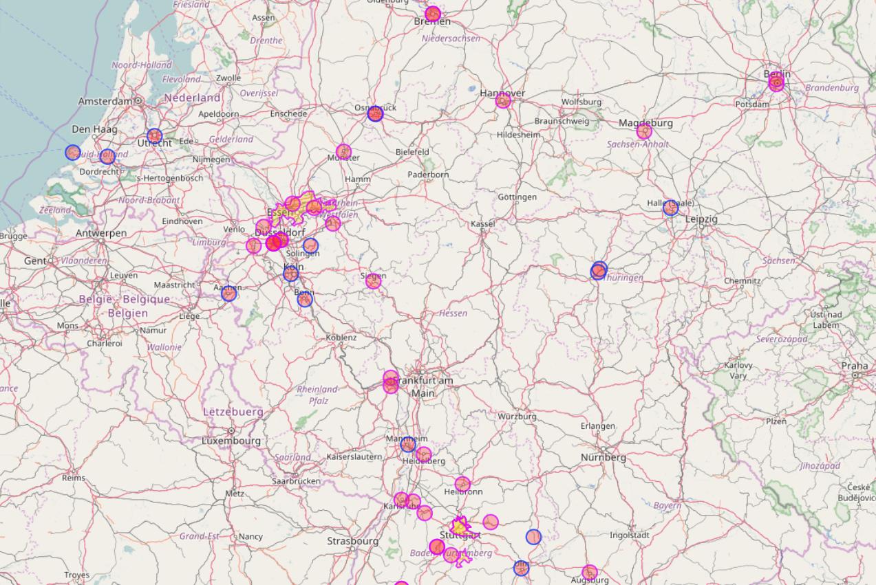 low emission zones on OSM