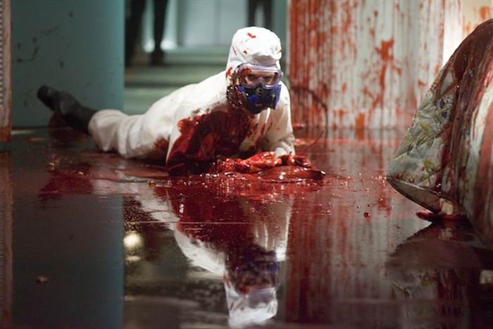 Image result for dexter blood scene