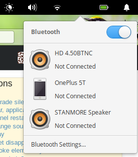 bluetooth icon gone 2