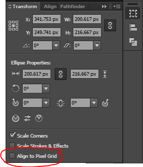 Align to Pixel Grid