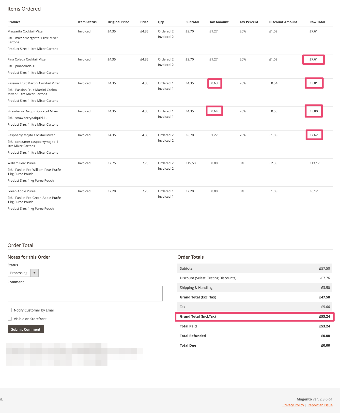 Copy of Magento calculations