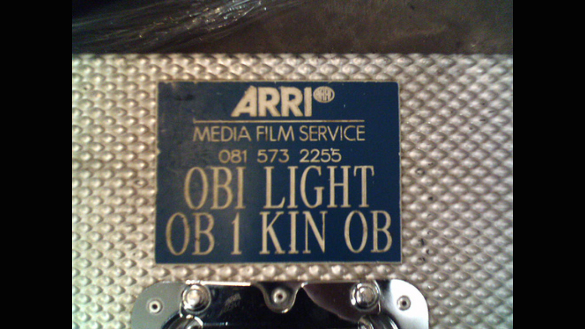 ARRI Media Film Service | 081 573 2255 | OBI LIGHT OB 1 KIN 0B