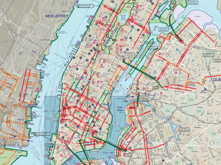 NYC Bike Map sample