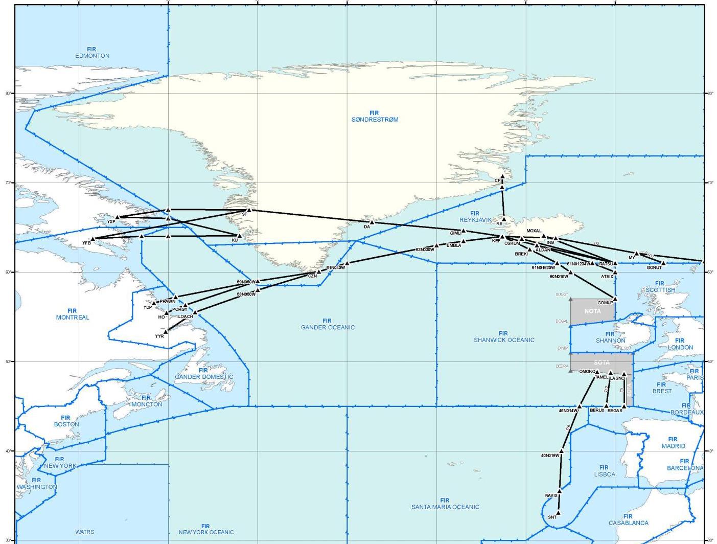 Fixed routes in the NAT