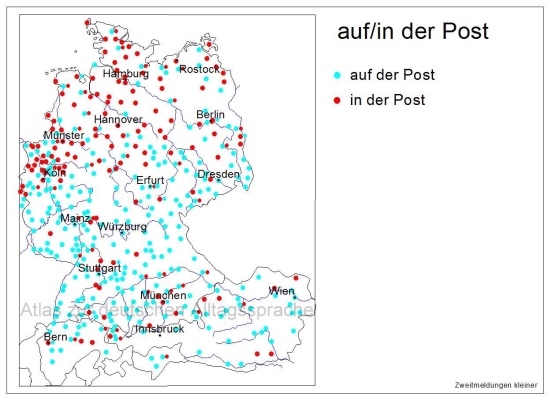 auf/in der Post