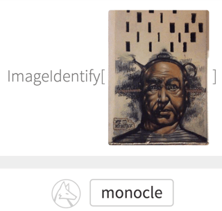 Wolfram's Image Identify: monocle/graffiti