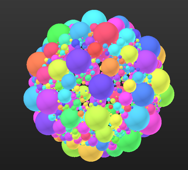 Colored Balls On A Ball