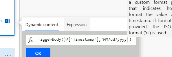 formatDateTime snippet