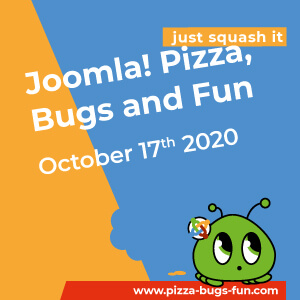 Joomla! Pizza, Bugs and Fun - October 17th 2020