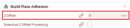 Cura Z-offset setting