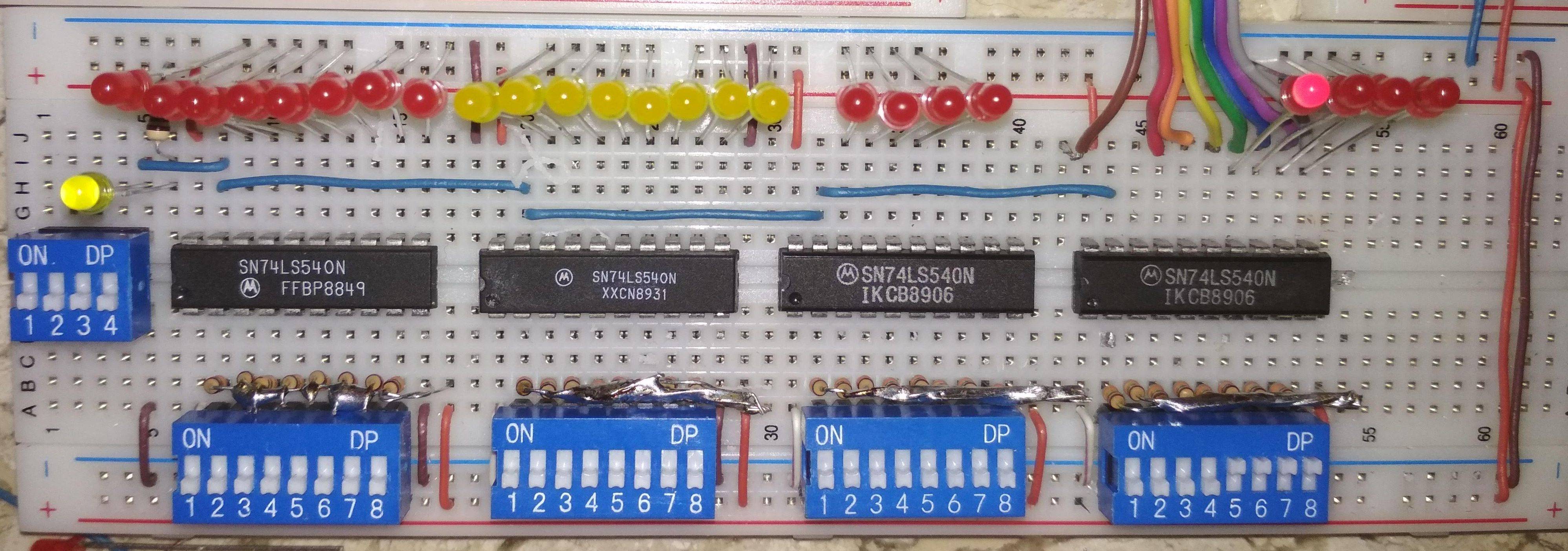 Mini-Computer Breadboard Console