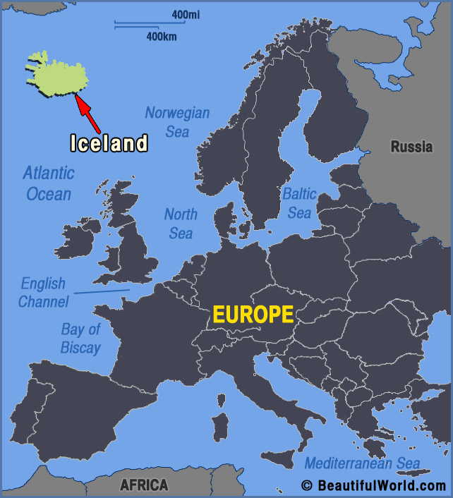 iceland map