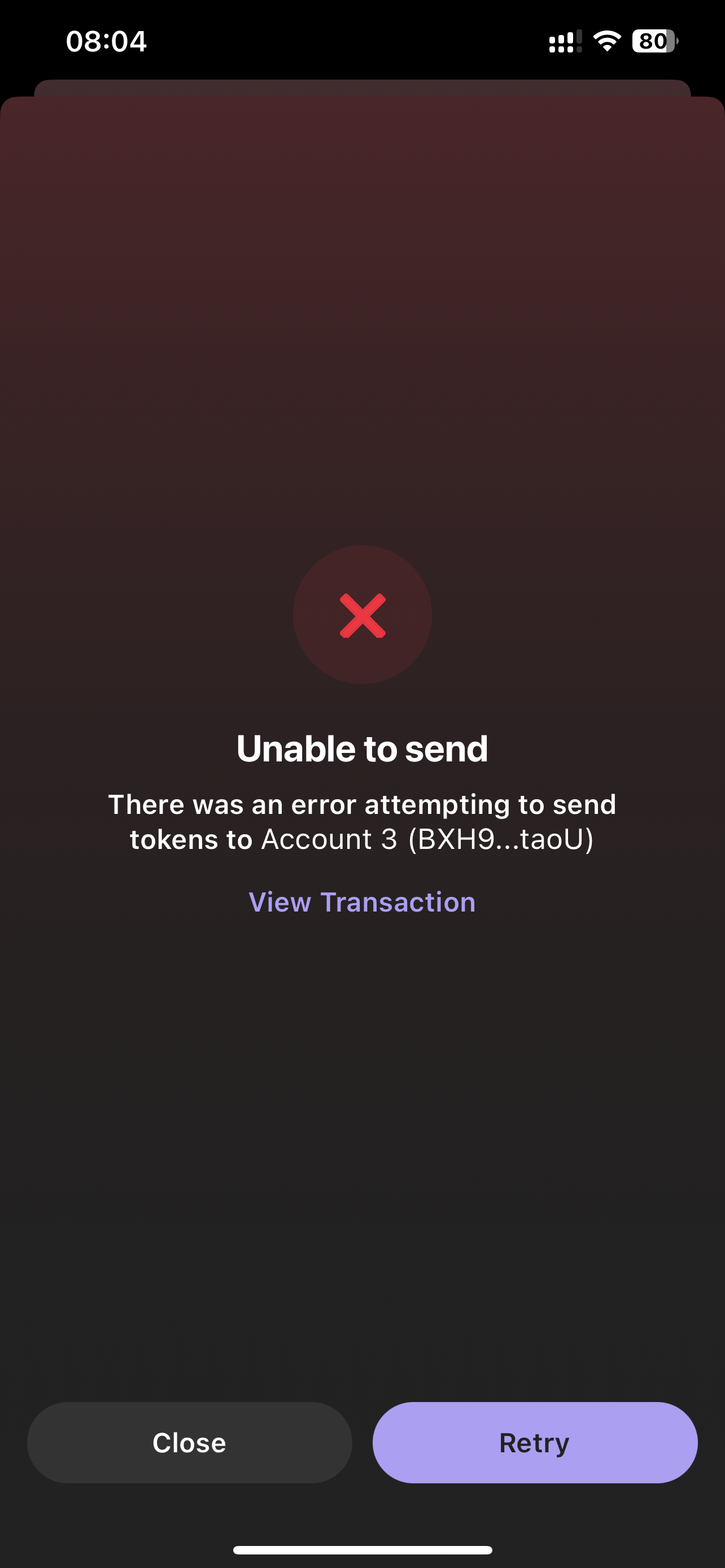 Image capture after failed on Phantom wallet