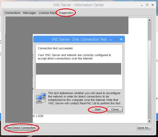 VNC Server diagnostics 3