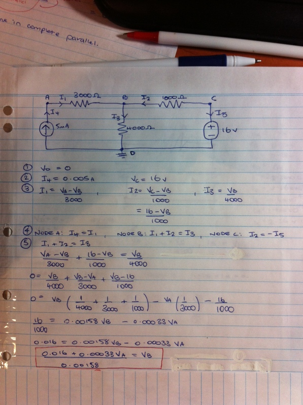 My working and a copy of the circuit