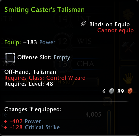 Smiting Caster's Talisman