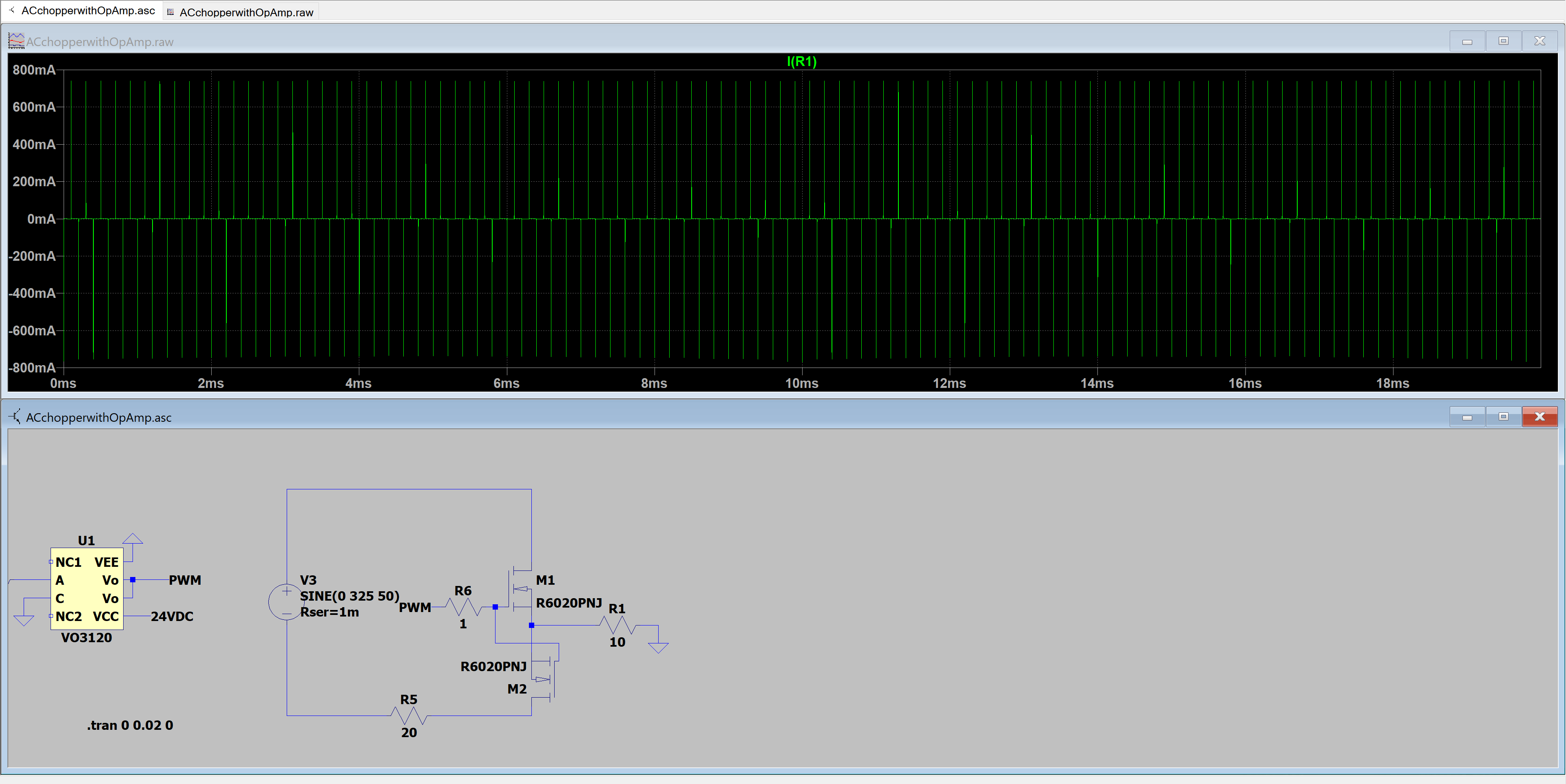 mosfet discharge path