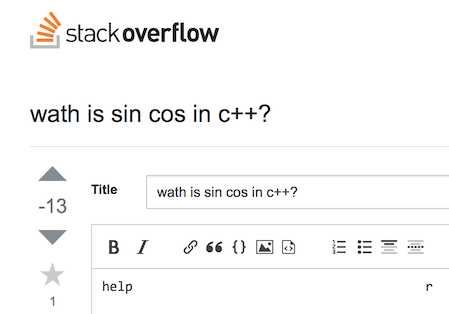 Title: wath is sin cos in c++? Body: help