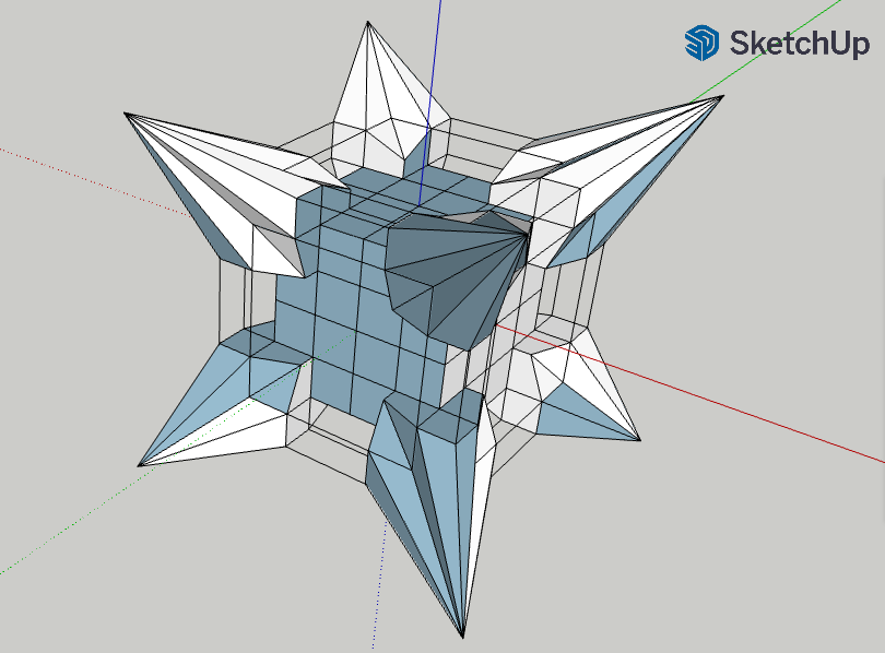 8 pointed cubic star fort