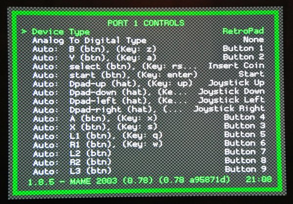 Port 1 Controls