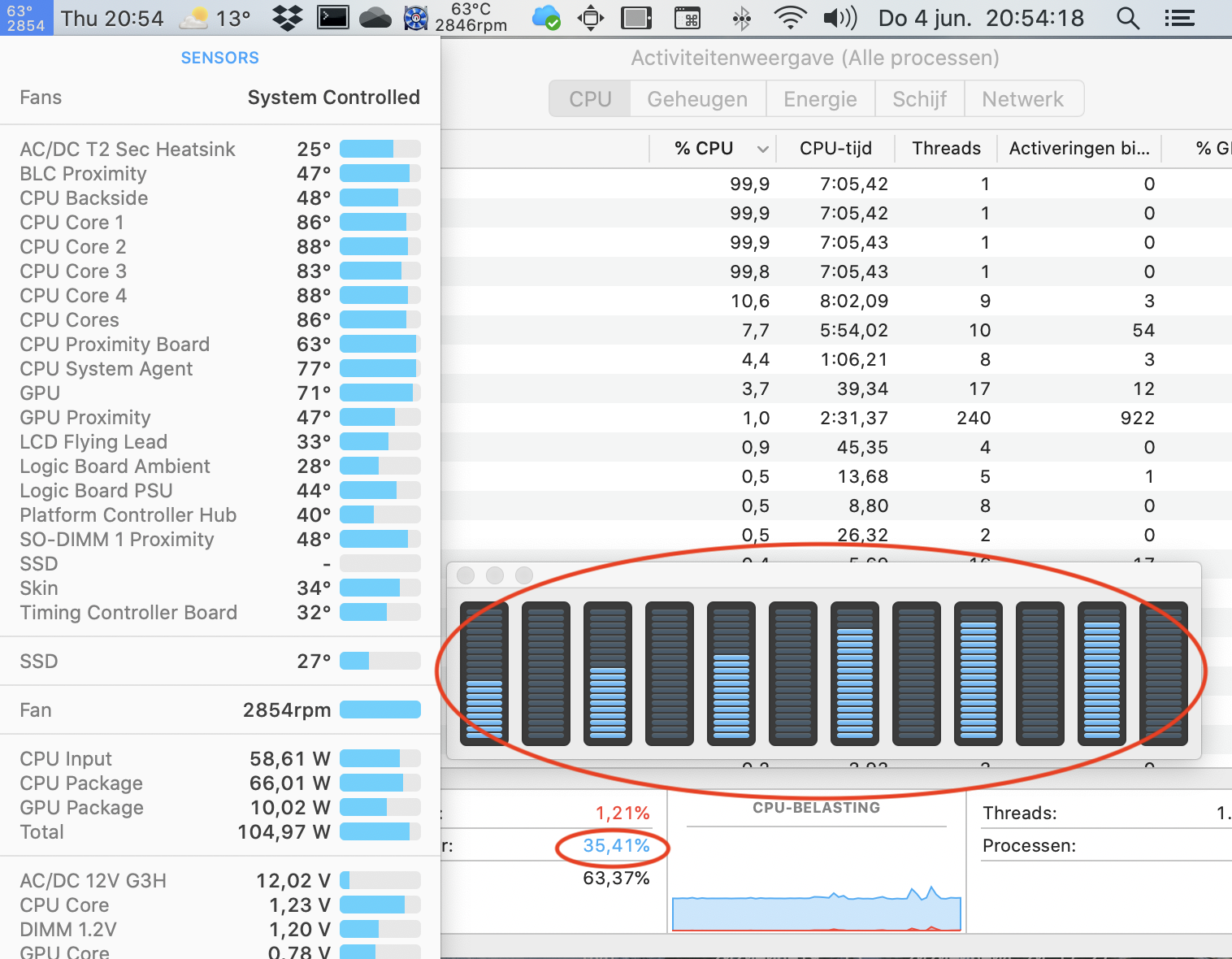 comparing with the native Activity monitor