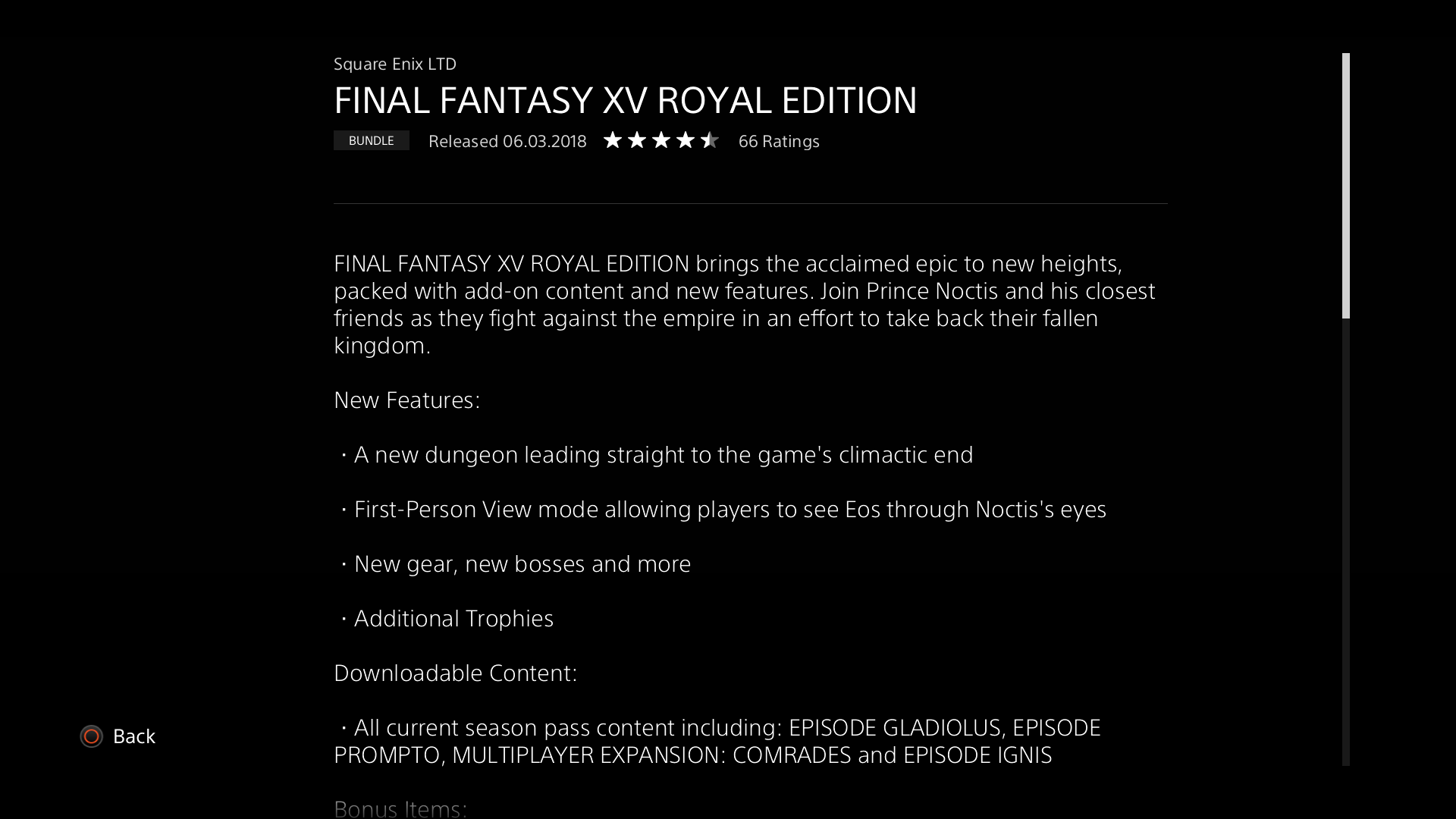 Final Fantasy Royal Edition Description